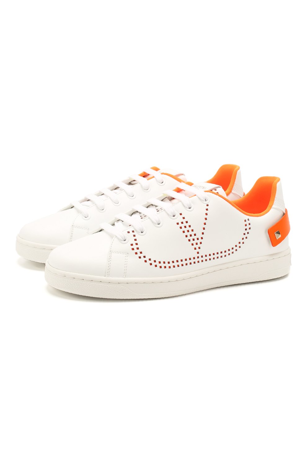 Кожаные кеды backnet VALENTINO, арт. TW0S0M20/MSS, фото 1