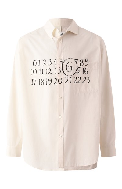 Мужская хлопковая рубашка MM6, арт. SH0DT0025/MTN041