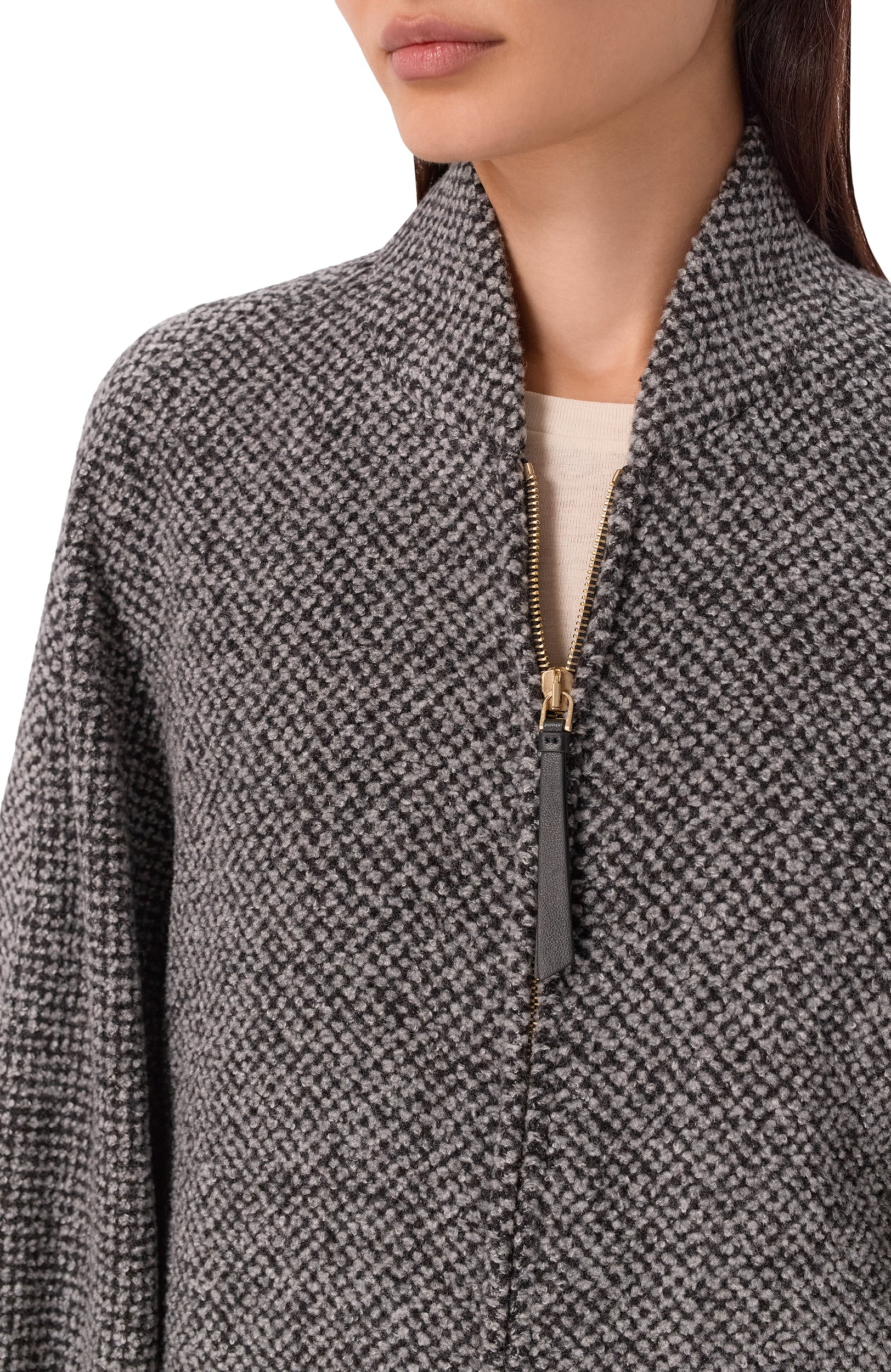 Бомбер из кашемира и шелка GIORGIO ARMANI, арт. GW003525/TE23044, фото 5
