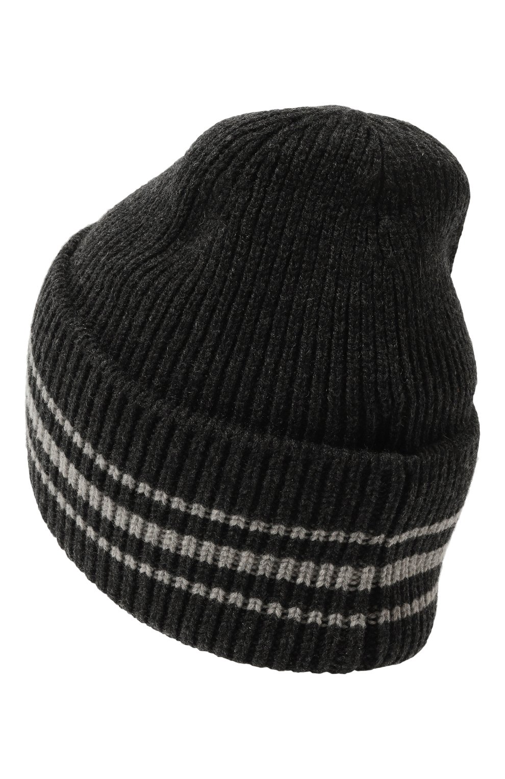 Шапка из кашемира и шерсти DESTIN темно-серого цвета по цене 12900 руб., арт. DAW3SPENNY, фото 3 Шапка из кашемира и шерсти DESTIN, арт. DAW3SPENNY, фото 3