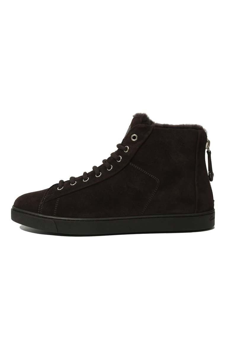 Замшевые кеды GIANVITO ROSSI, арт. S20386.W1M0K.SUEM0KA, фото 1