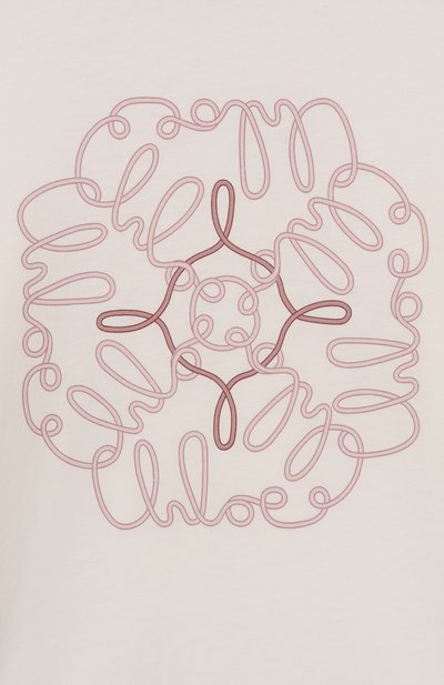 Хлопковая футболка CHLOÉ, арт. C20651, фото 3