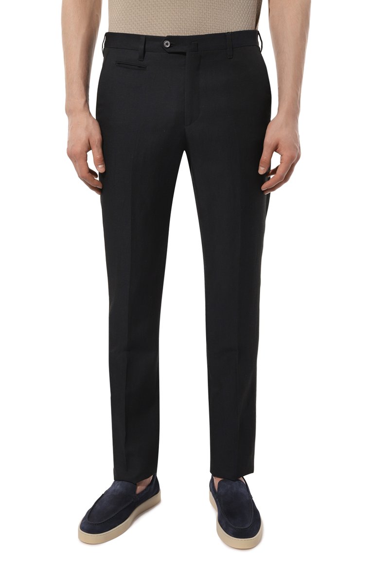 Брюки из шерсти и льна CORNELIANI, арт. 915B05-3118330, фото 1