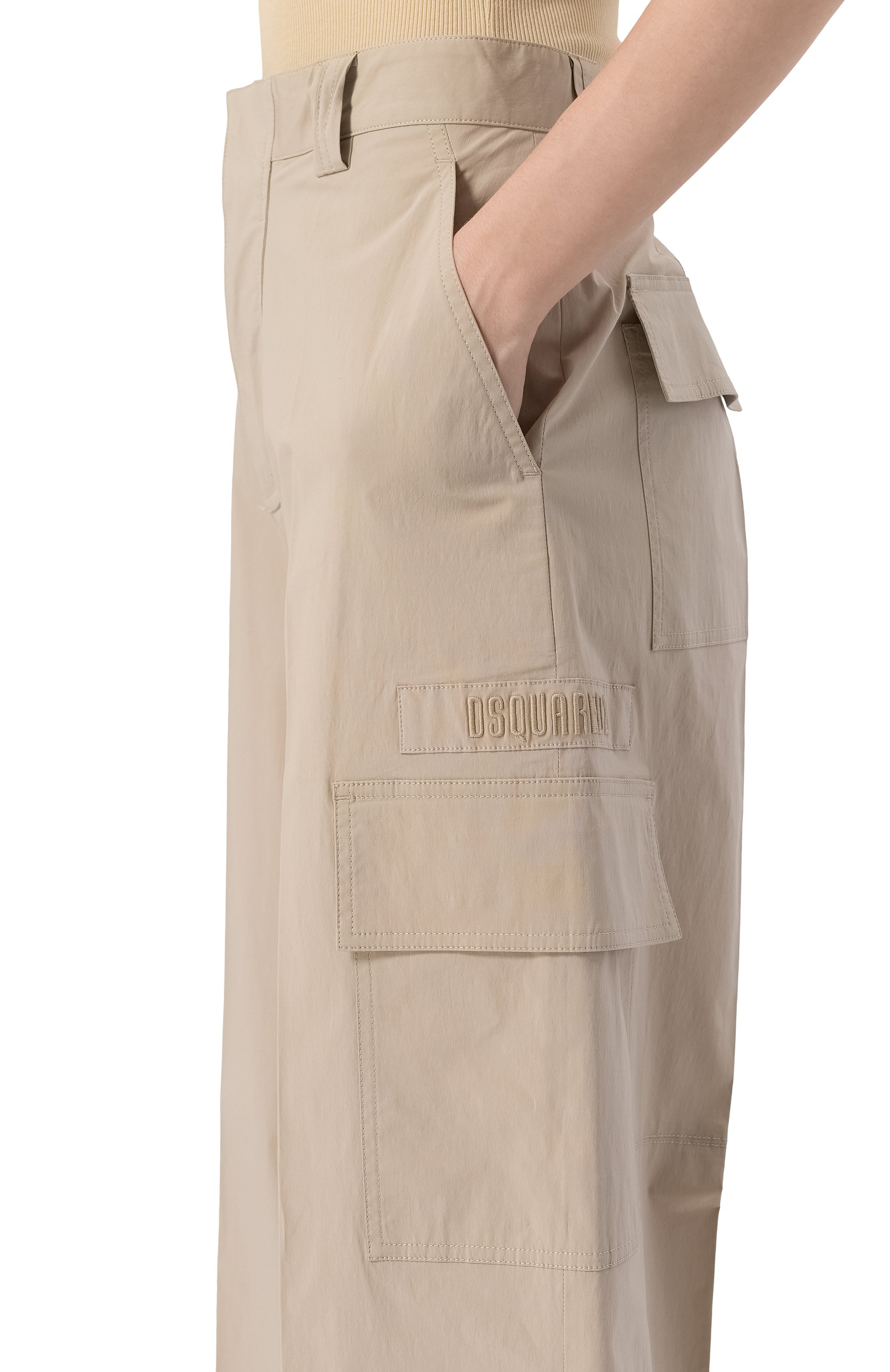 Хлопковые брюки-карго DSQUARED2, арт. S75KB0473/S53578, фото 5