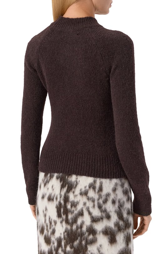 Шерстяной свитер Dries Van Noten 011225-2709-704 Коричневый  011225-2709-704 Фото 4