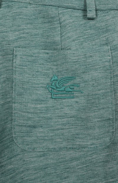 Брюки изо льна и хлопка ETRO, арт. GW6Q10, фото 3