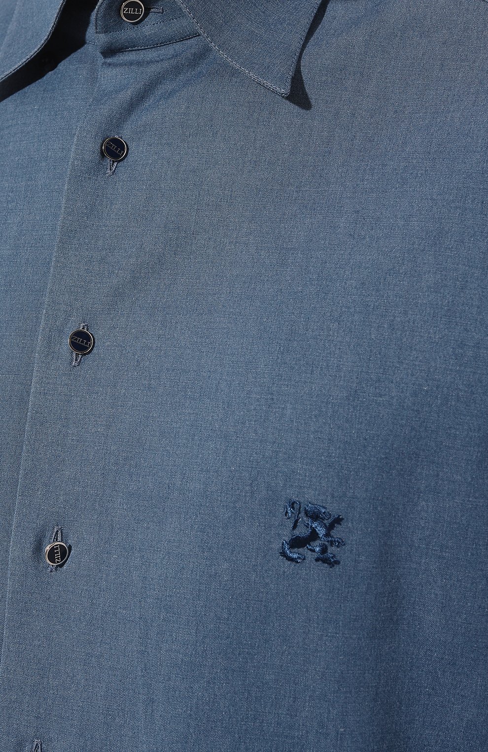 Хлопковая рубашка ZILLI, арт. CLAB01ZSBL24RZS306709, фото 5