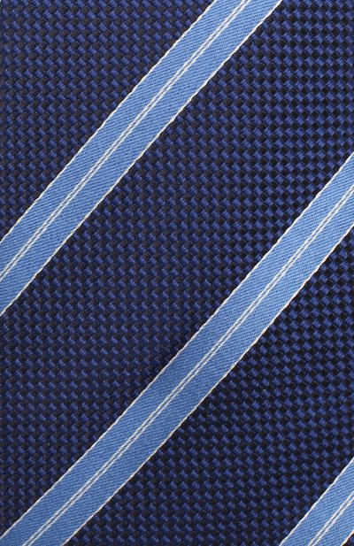 Шелковый галстук CORNELIANI синего цвета по цене 11050 руб., арт. 85U306-0120311/00, фото 3 Шелковый галстук CORNELIANI, арт. 85U306-0120311/00, фото 3