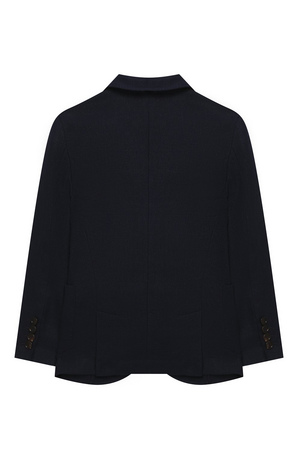 Костюм из льна и шерсти BRUNELLO CUCINELLI темно-синего цвета по цене 126500 руб., арт. BH422A102B, фото 3 Костюм из льна и шерсти BRUNELLO CUCINELLI, арт. BH422A102B, фото 3