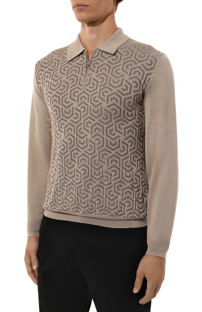 Поло из шерсти и шелка STEFANO RICCI, арт. KE08009P30/E24370, фото 3