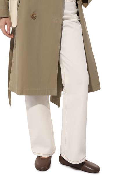 Кожаные балетки girella MARSELL темно-коричневого цвета по цене 63900 руб., арт. MW7070/097, фото 3 Кожаные балетки girella MARSELL, арт. MW7070/097, фото 3