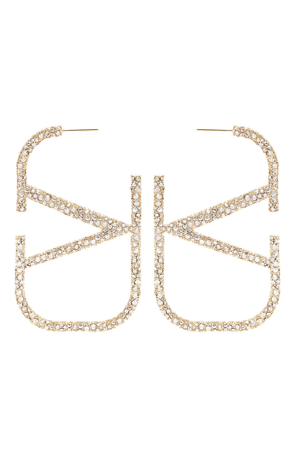 Серьги vlogo VALENTINO золотого цвета по цене 54600 руб., арт. VW2J0E27/YCW, фото 1 Серьги vlogo VALENTINO, арт. VW2J0E27/YCW, фото 1