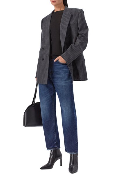 Кожаные ботильоны frankie 85 JIMMY CHOO черного цвета по цене 127500 руб., арт. FRANKIEAB85CLF, фото 3 Кожаные ботильоны frankie 85 JIMMY CHOO, арт. FRANKIEAB85CLF, фото 3