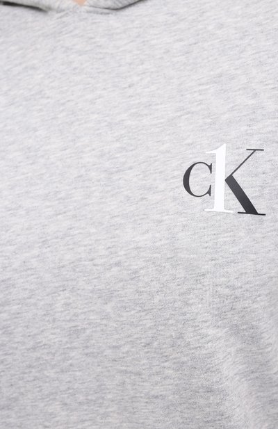 Худи CALVIN KLEIN серого цвета по цене 7995 руб., арт. QS6427E, фото 5 Худи CALVIN KLEIN, арт. QS6427E, фото 5
