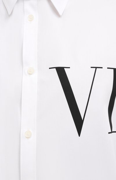 Хлопковая рубашка VALENTINO, арт. VV3ABA95MBK, фото 5