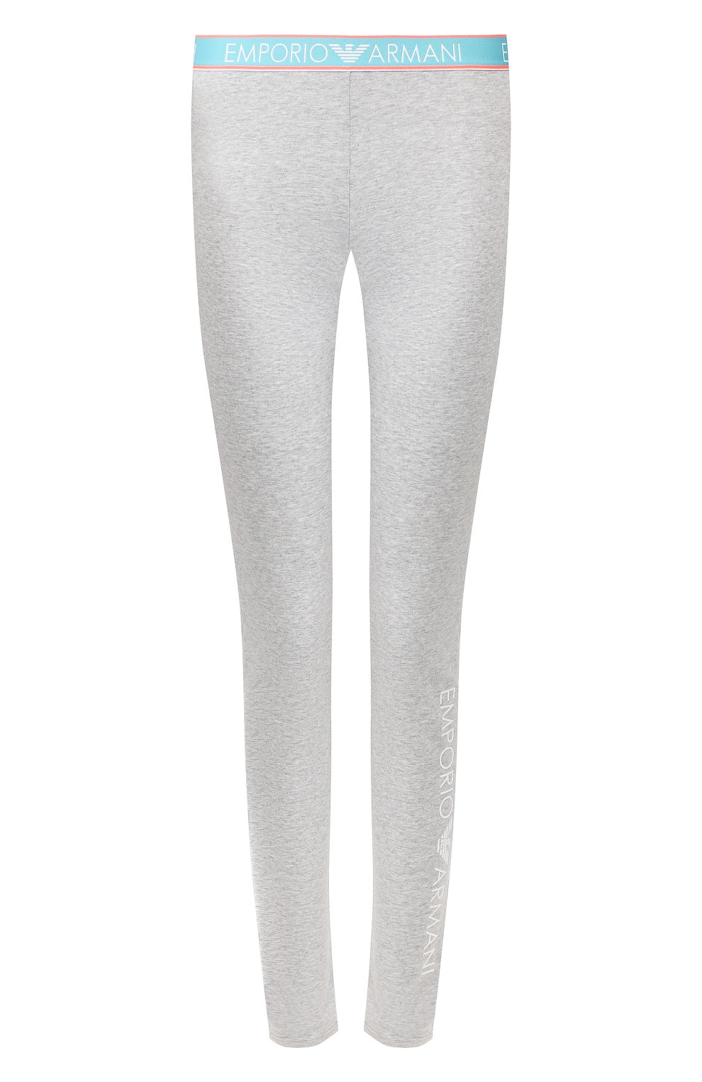 Хлопковые легинсы EMPORIO ARMANI серого цвета по цене 8995 руб., арт. 164162/0P317, фото 1 Хлопковые легинсы EMPORIO ARMANI, арт. 164162/0P317, фото 1