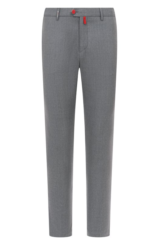 Шерстяные брюки Kiton UFPPERK0127H02 Серый UFPPERK0127H02