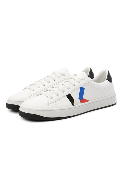 Мужские кожаные кеды KENZO, арт. FA65SN170L50