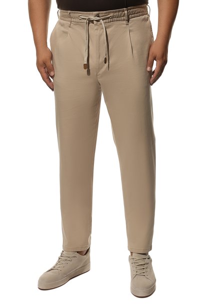 Хлопковые брюки EDUARD DRESSLER, арт. 250138/53W28, фото 3