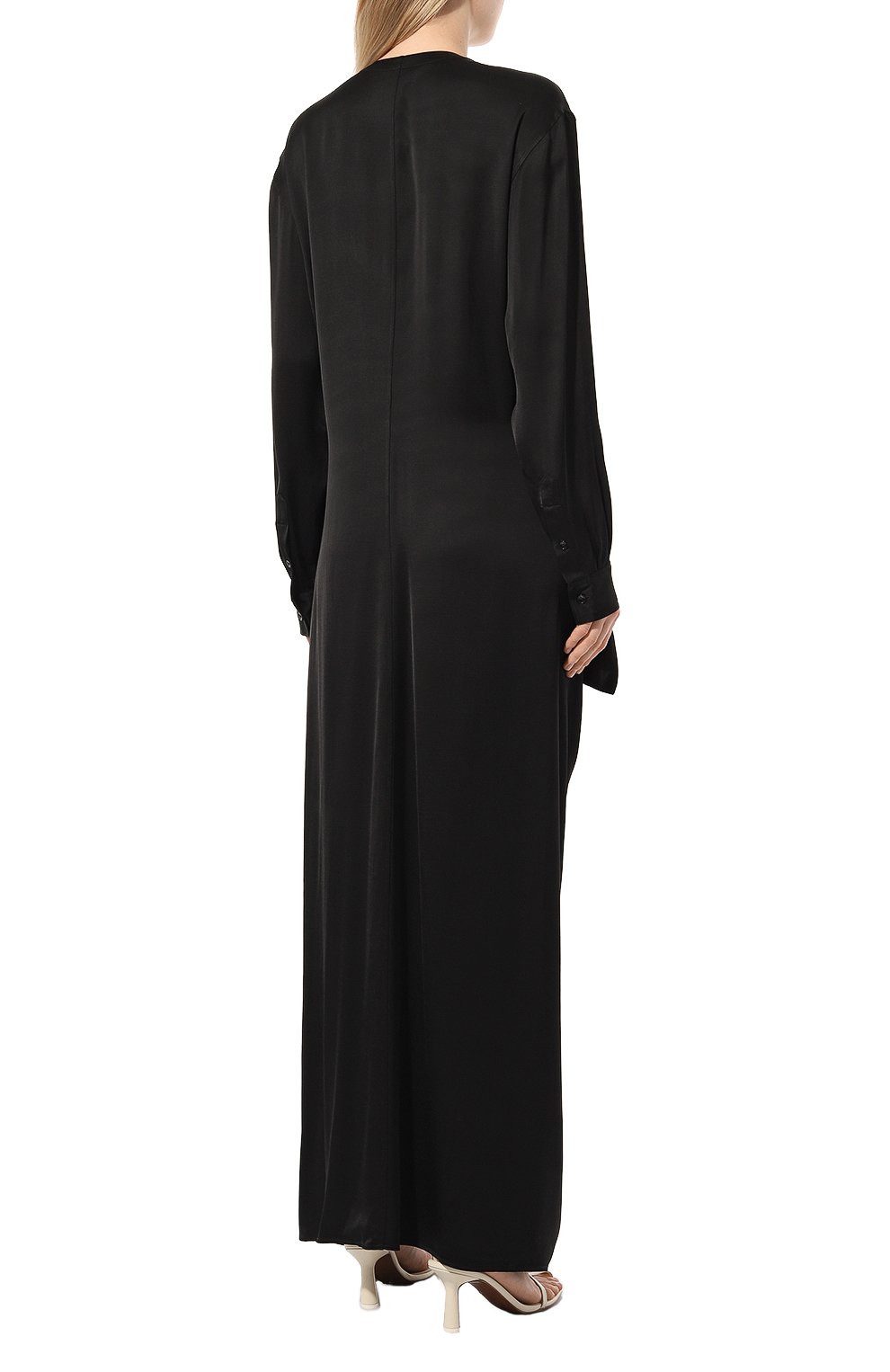 Платье из вискозы TOTEME, арт. 242-WRD1730-FB0160, фото 4