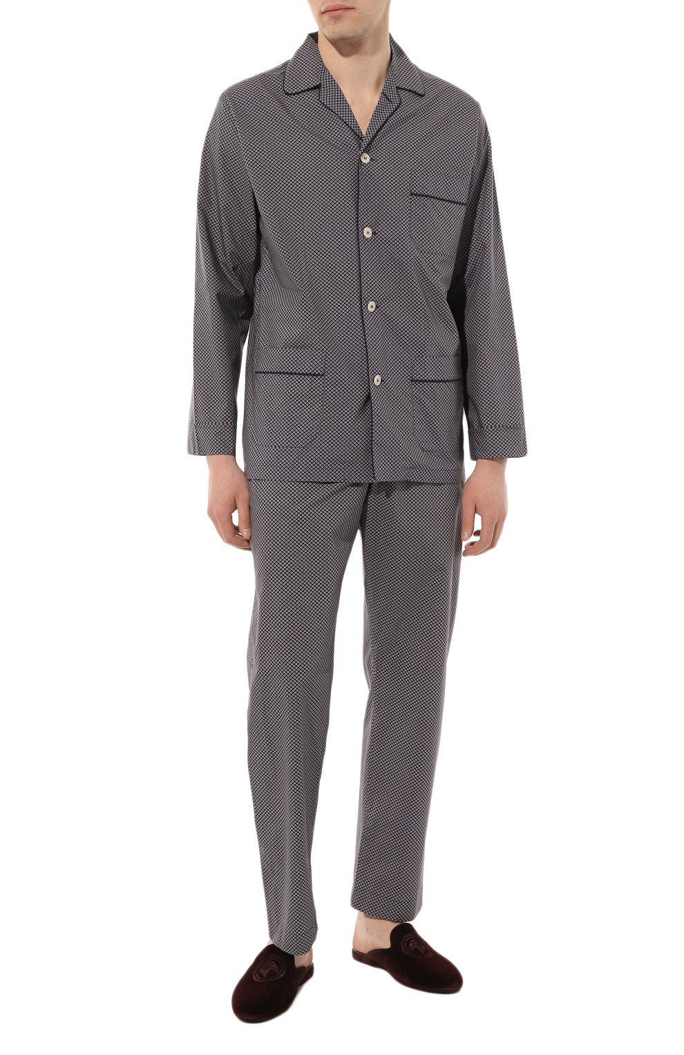 Текстильные домашние туфли STEFANO RICCI, арт. UL01_P744/VLTSVT, фото 2