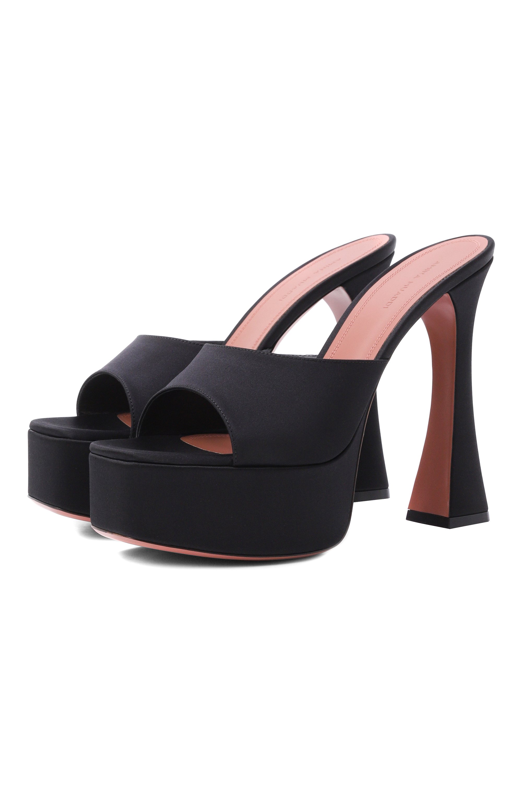 Текстильные мюли dalida 140 AMINA MUADDI, арт. DALIDA SLIPPER 140/SATIN, фото 1