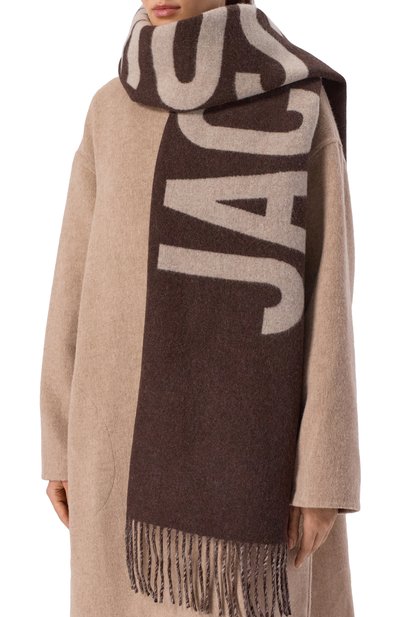 Женский шерстяной шарф JACQUEMUS, арт. 22HACU00435/A0T4001