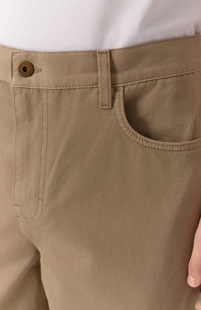 Хлопковые брюки BURBERRY, арт. 8108341, фото 5