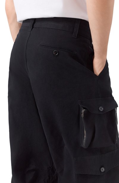 Брюки-карго DOLCE & GABBANA черного цвета по цене 189500 руб., арт. GP15UT/HUMS8, фото 5 Брюки-карго DOLCE & GABBANA, арт. GP15UT/HUMS8, фото 5