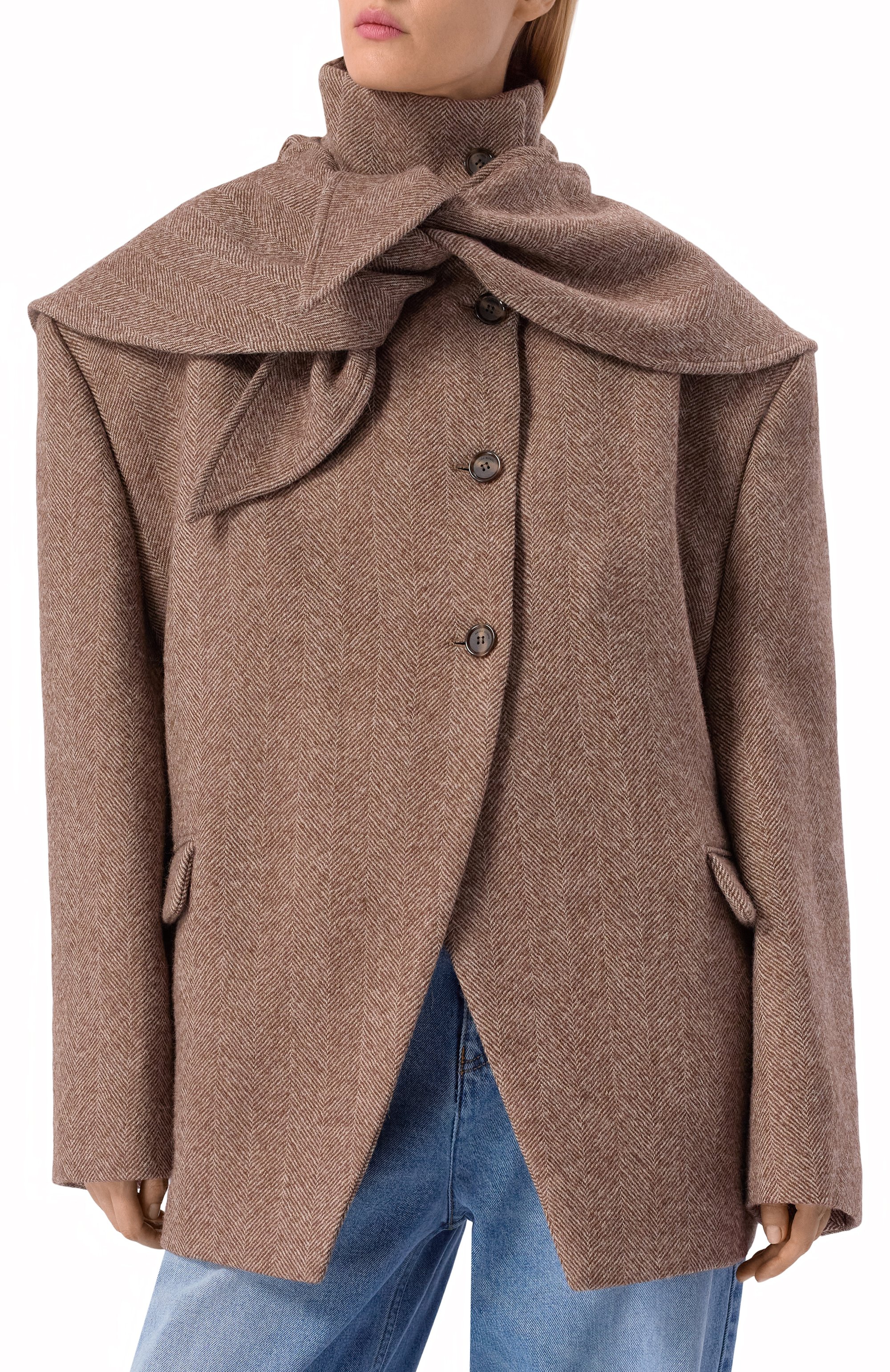 Шерстяное полупальто MAGDA BUTRYM, арт. 121925, фото 3