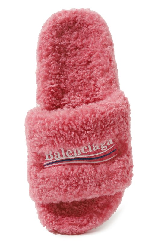 фото Текстильные шлепанцы furry balenciaga