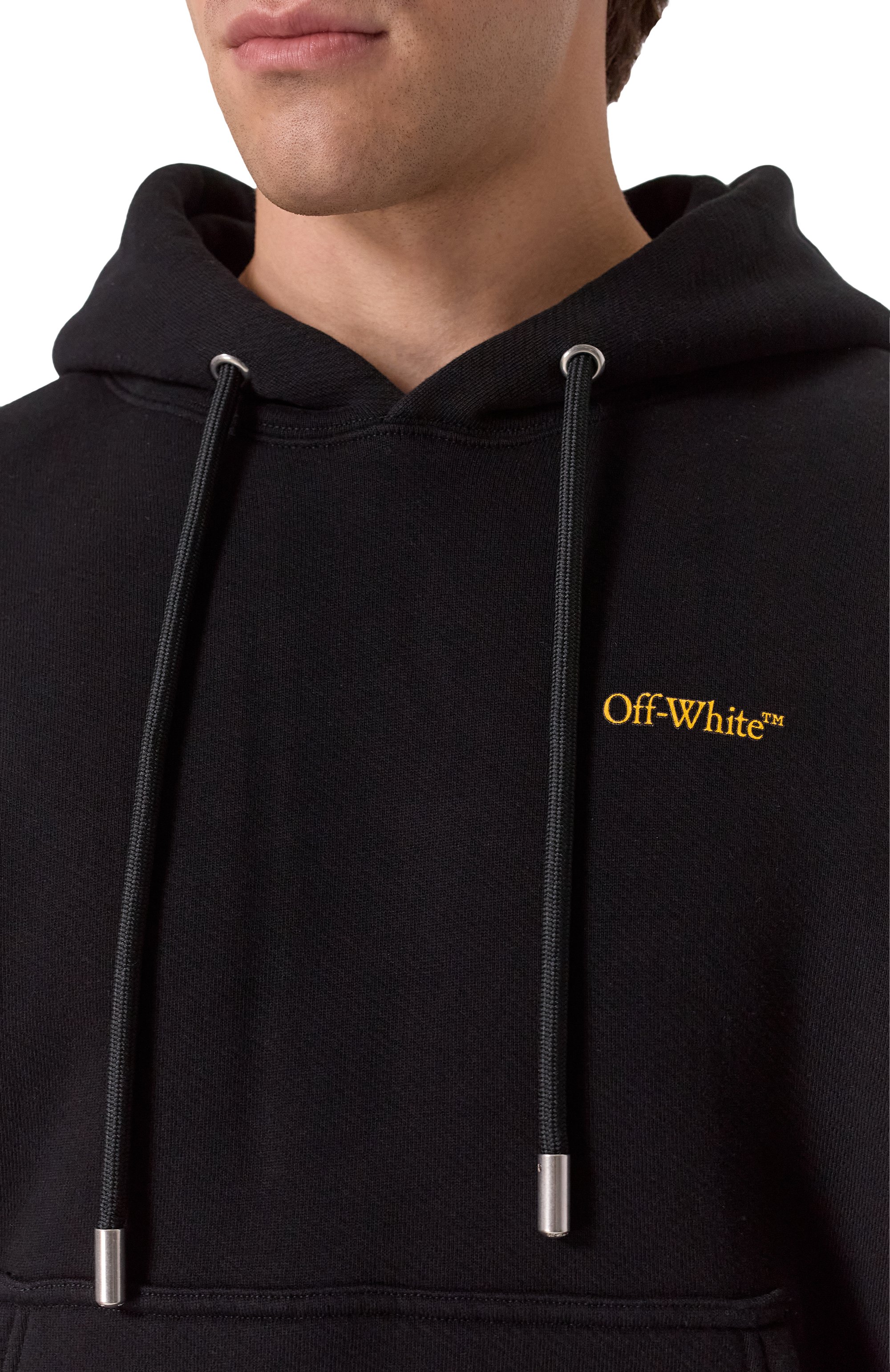 Хлопковое худи OFF-WHITE, арт. 0MBB085S25FLE00J, фото 5