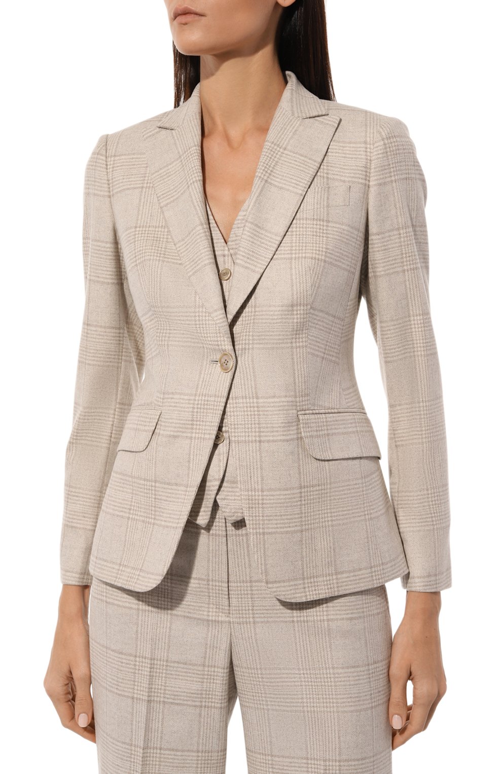 Жакет из шерсти и кашемира KITON, арт. D15510K0520E02, фото 3