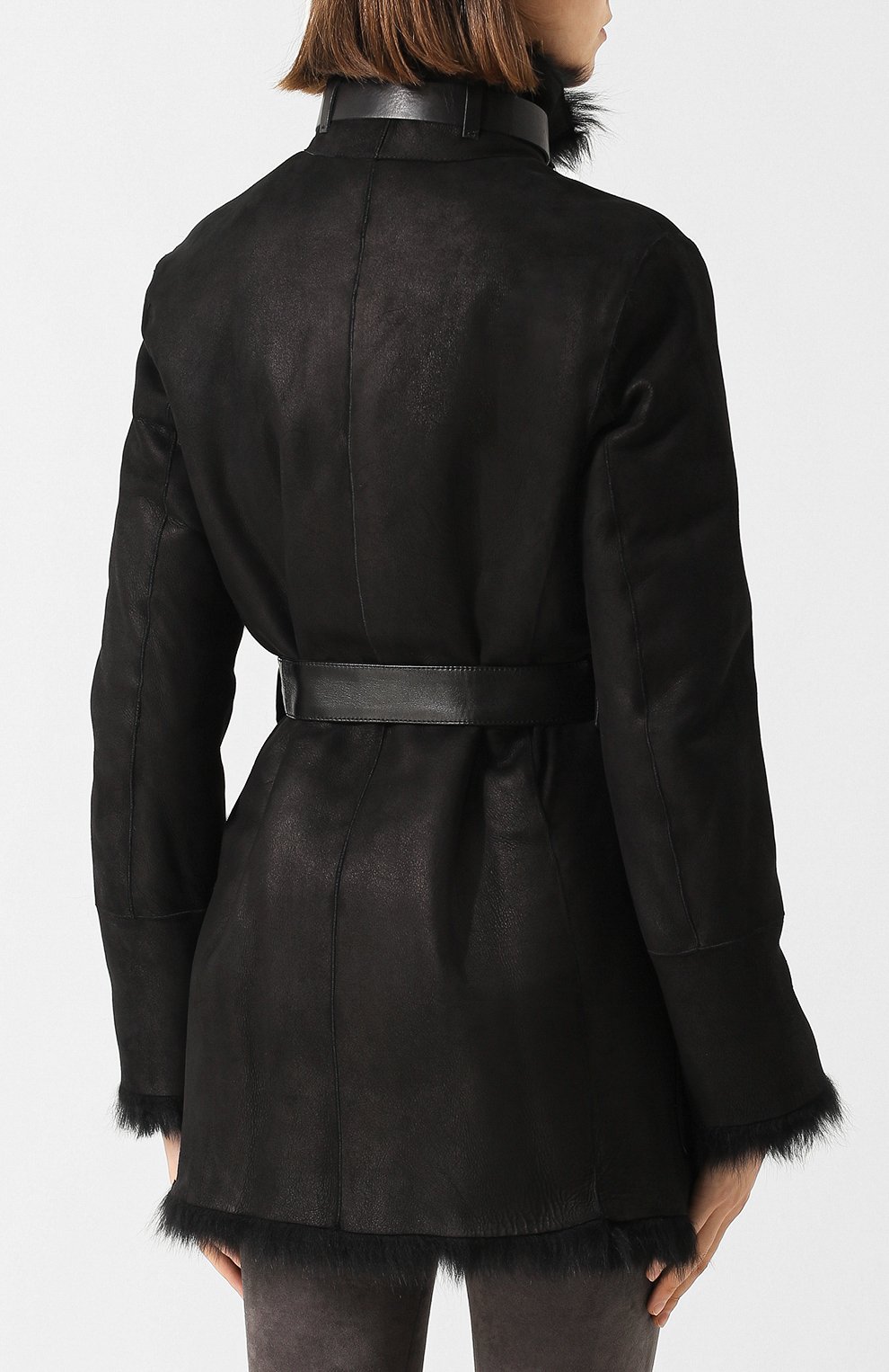 Дубленка на меховой подкладке с поясом BELSTAFF, арт. 72050459/L81N0400, фото 4