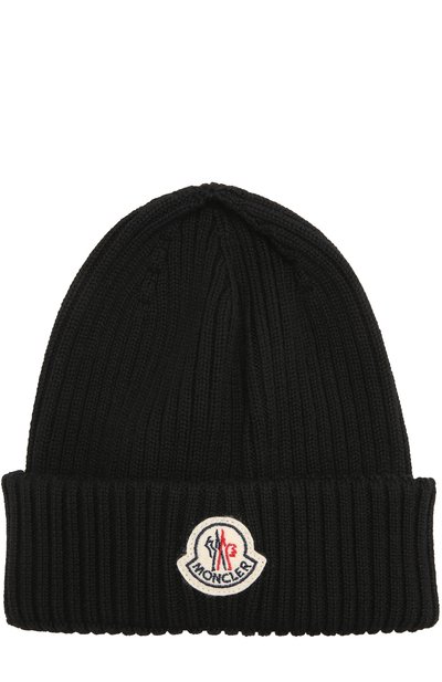 Шерстяная вязаная шапка с логотипом бренда MONCLER, арт. C2-091-00299-00-02309, фото 1
