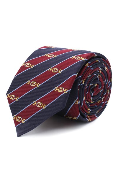 Мужской шелковый галстук GUCCI, арт. 624077/4E002