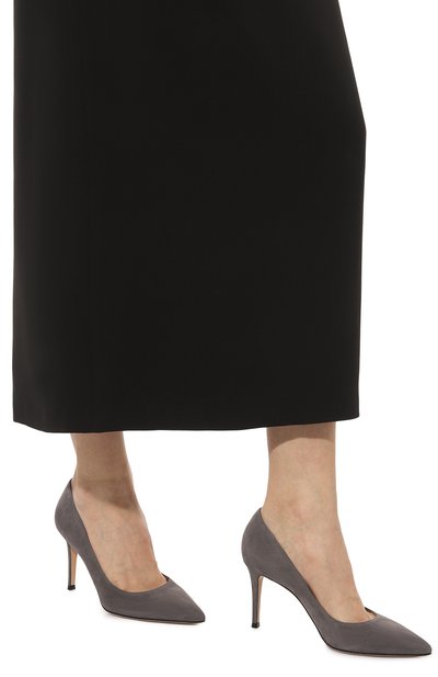 Замшевые туфли gianvito 85 GIANVITO ROSSI, арт. G24580.85RIC.CAMLAPI, фото 3