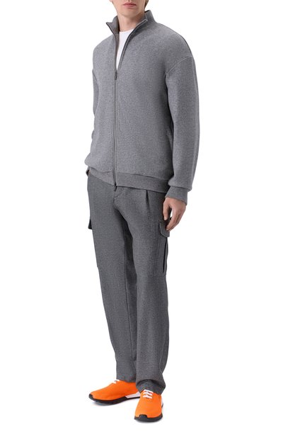 Мужские текстильные кроссовки KITON, арт. USSFITN0080974