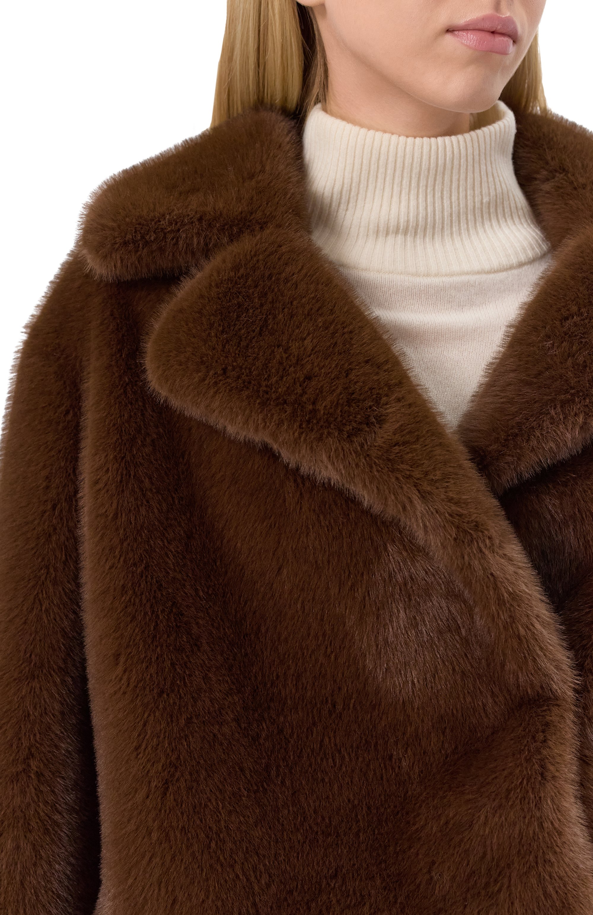 Шуба из экомеха FLASHIN, арт. FF25PPSM, фото 5