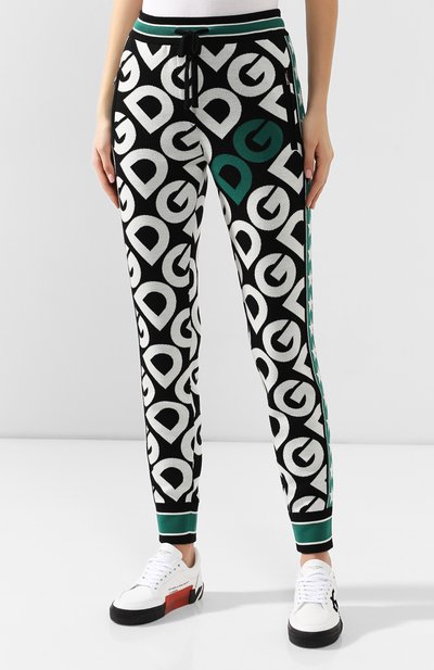 Шерстяные брюки DOLCE & GABBANA зеленого цвета по цене 99500 руб., арт. FX552T/JAVPX, фото 3 Шерстяные брюки DOLCE & GABBANA, арт. FX552T/JAVPX, фото 3