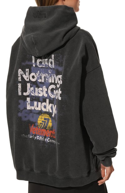 Хлопковое худи VETEMENTS, арт. UA53HD445B, фото 4