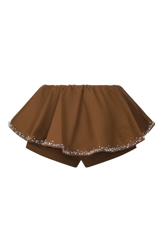 Хлопковые шорты Giuseppe di Morabito 06PSPA158R 16310 Коричневый 06PSPA158R 16310