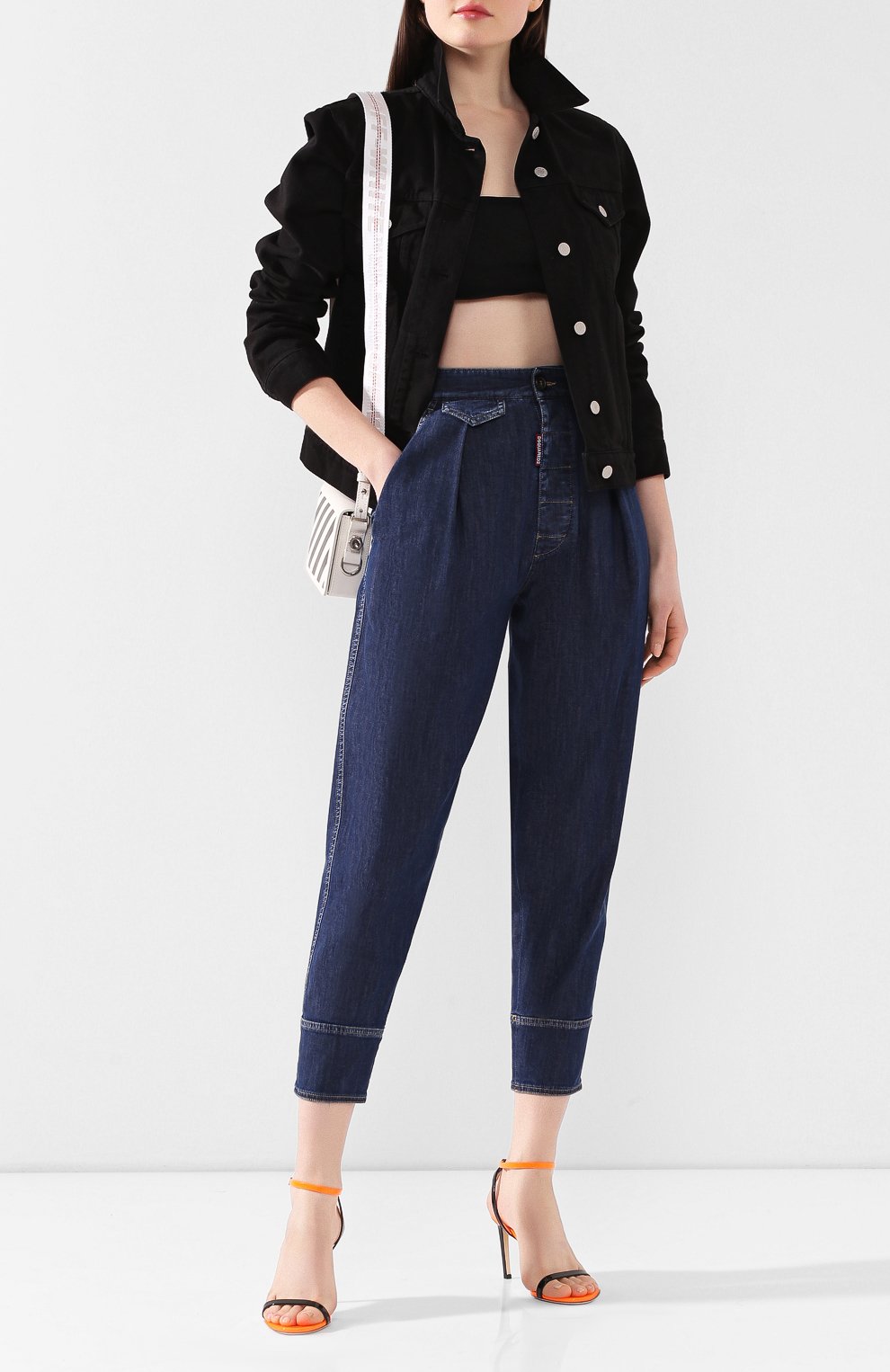 Джинсы DSQUARED2 синего цвета по цене 34450 руб., арт. S72KA0998/S30341, фото 2 Джинсы DSQUARED2, арт. S72KA0998/S30341, фото 2
