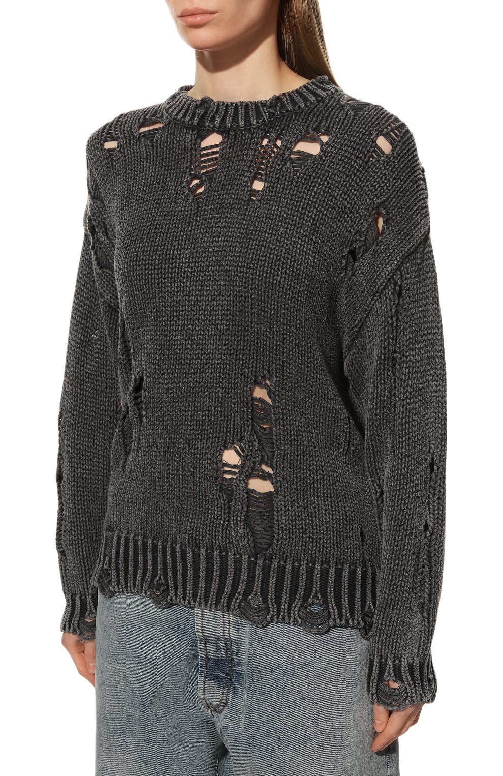 Хлопковый пуловер R13, арт. R13WY089-Y054B, фото 3