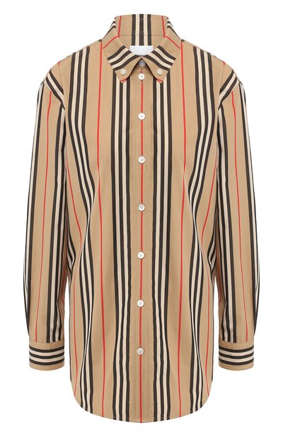 Женская хлопковая рубашка BURBERRY, арт. 8011359