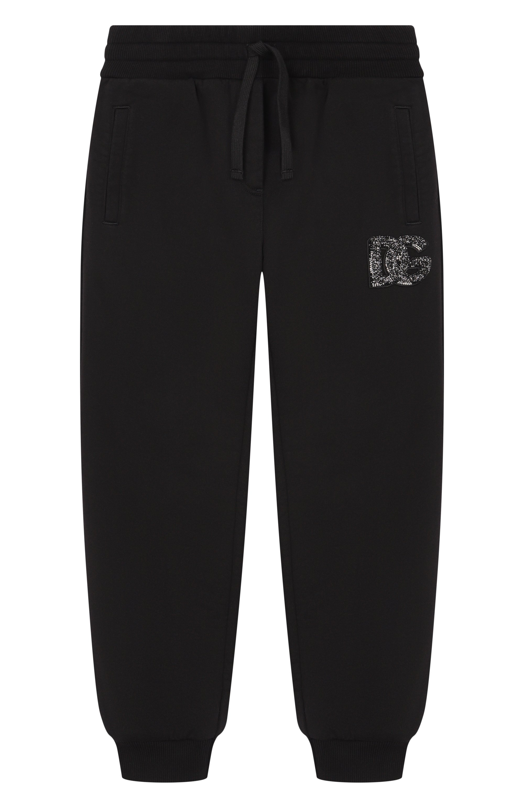 Хлопковые джоггеры DOLCE & GABBANA, арт. L5JPH1/G7PHM/8-12+, фото 1