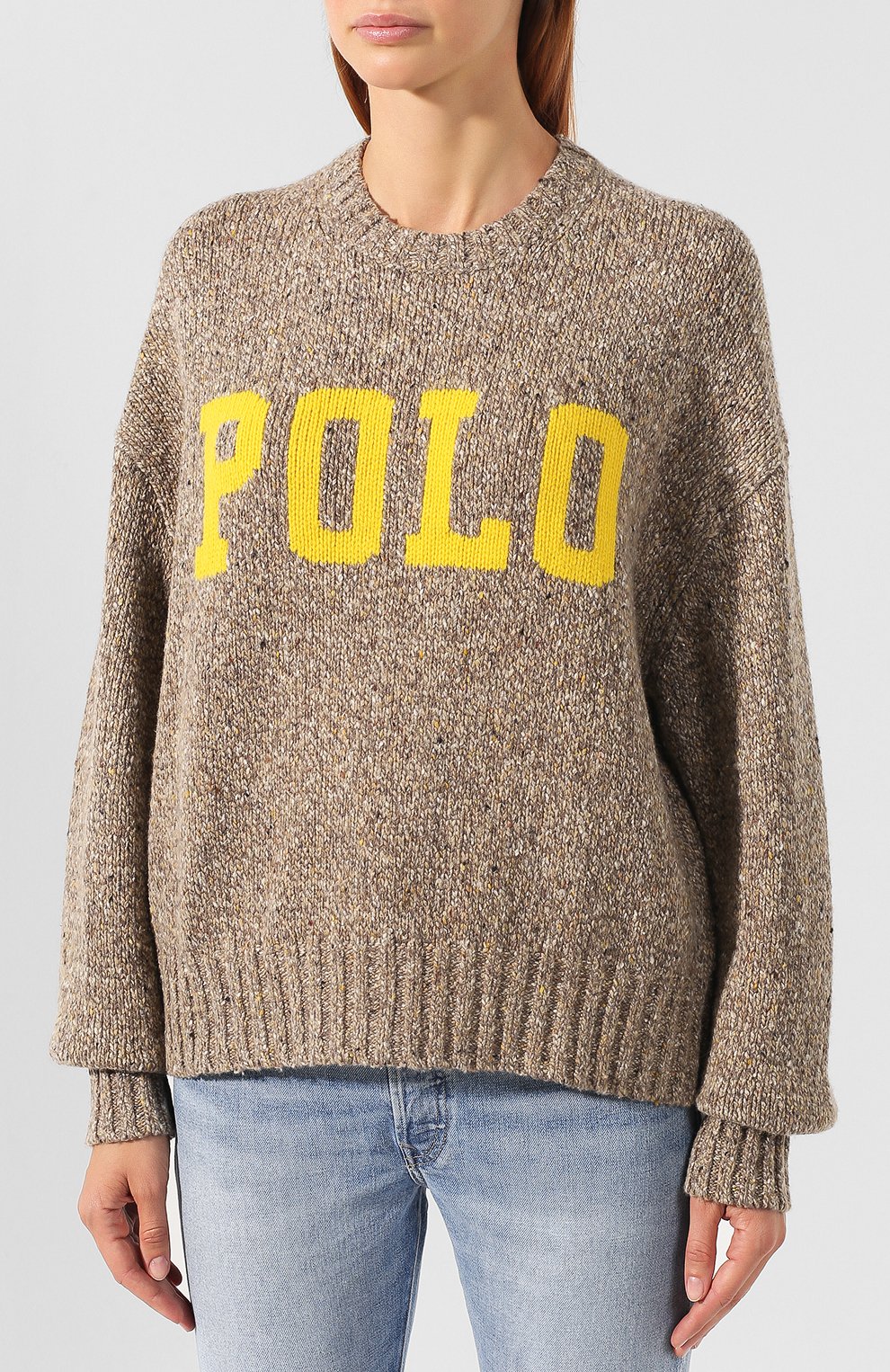 Пуловер POLO RALPH LAUREN коричневого цвета по цене 23500 руб., арт. 211752613, фото 3 Пуловер POLO RALPH LAUREN, арт. 211752613, фото 3