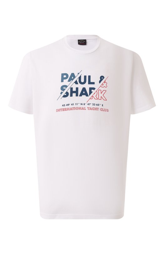 

Хлопковая футболка Paul&Shark, Белый