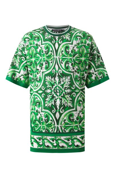 Мужская хлопковая футболка DOLCE & GABBANA, арт. G8PN9T/II7C1
