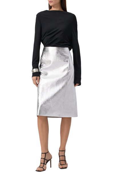 Кожаная юбка COLOR TEMPERATURE, арт. К-29/608, фото 2